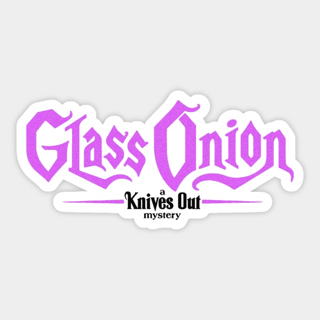 Glass Onion Sticker by RoanVerwerft